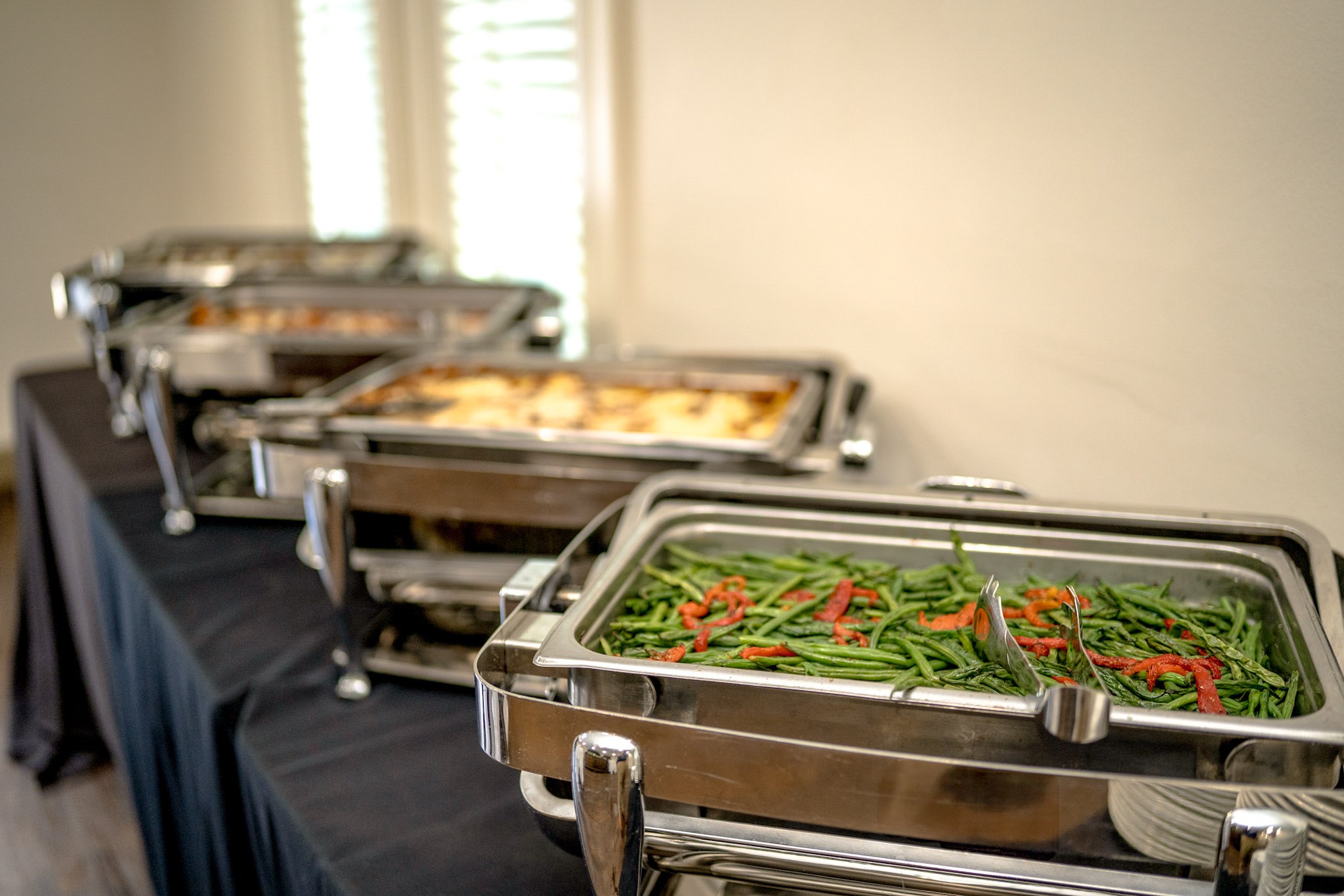 reception dinner detail photographed during a wedding